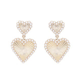 Sweetheart Glow Pearl Drop Earrings