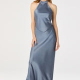 Viridiana Dress - Steel Blue