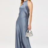 Viridiana Dress - Steel Blue