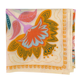Handker Cream Botanical Floral Cotton Bandana Scarf