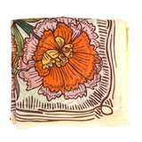 Handker Marigold Meadow Oversized Floral Cotton Bandana