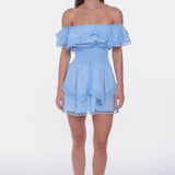 Cloud Blue Wyatt Mini Dress