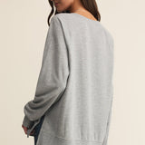 Weekender V Neck - Classic Heather Grey