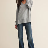 Weekender V Neck - Classic Heather Grey