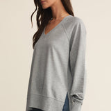 Weekender V Neck - Classic Heather Grey