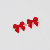 Angelina Velvet Bow Earrings