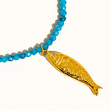 Sasha Fish Beaded Necklace