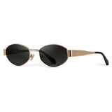 Verona Oval Metal Frame Sunglasses