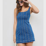 Urban Edge Denim Dress