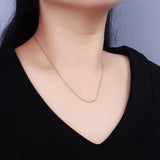 18" Gold Filled 1.2mm Dainty Cable Chain Necklace