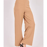 Taupe Astrid Super Stretch Pull On Straight Pant
