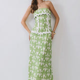 Isla Verde Ric Rac Maxi Dress