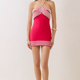 Scarlet Riviera Halter Mini Dress