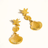 Vesta Summer Seashell Earring