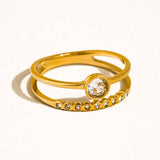 Roséa Stack Stone Ring