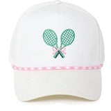 Pink Sports Tennis Club Canvas 5 Panels Hat