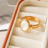 Jade Shellstone Heritage Ring