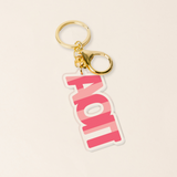 Sorority Stripes Acrylic Keychain