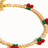 Quentin Beaded Cherry Bracelet