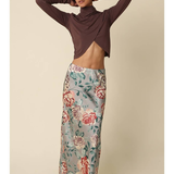Rosalie Vintage Floral Maxi Skirt