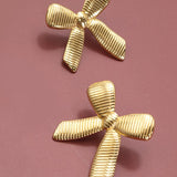 18k Bow Earrings