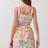 Positano Mosaic Mini Dress