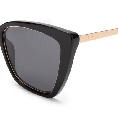 Becky IV - Black + Grey Polarized Sunglasses