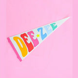 Sorority Rainbow Pennant Flag