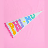 Sorority Rainbow Pennant Flag