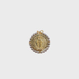 Gold and Silver Catholic Charm