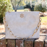 Ariana Crossbody in Champagne Shimmer