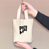 Sorority Mini Canvas Tote Gift Bag with Sorority Name
