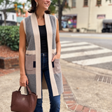 Hadley Colorblock Longline Cardigan