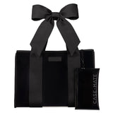 Midnight Black Bow Jelly Tote Bag