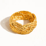 Celeste Vintage Twisted Bold Ring