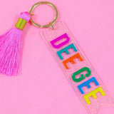 Sorority Tassel Key Fob