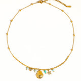 Sumner Shell and Star Necklace