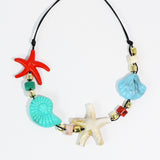 Coastal Pop Charm Cord Necklace