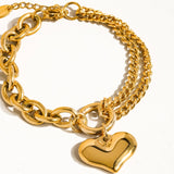Allure Heart Chain Bracelet