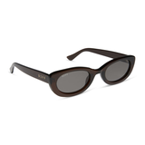 Raya Chocolate Crystal Grey Polarized Sunglasses