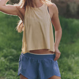 On the Go Short - Light Cobalt