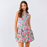 Pink Garden Romance Mini Dress