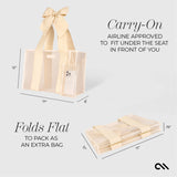 Ecru Raffia Bow Jelly Tote Bag