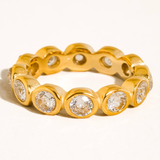 Aurelia Bezel CZ Eternity Ring