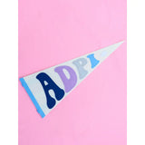 Sorority Rainbow Pennant Flag