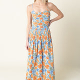 Marigold Sky Smocked Maxi Dress