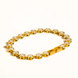 Amity Round Rhinestone Bracelet
