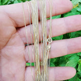 18" Dainty Box Chain Necklace