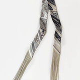 Printed Fringed Detail Scarf - 14