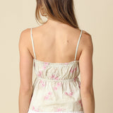 Sweet Meadow Tie Front Tank